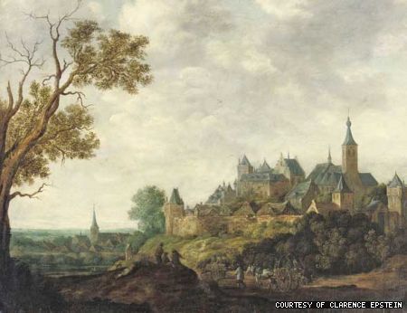 This 17th century painting by Jan de  Vos I has recently been restored to Max Stern’s estate.